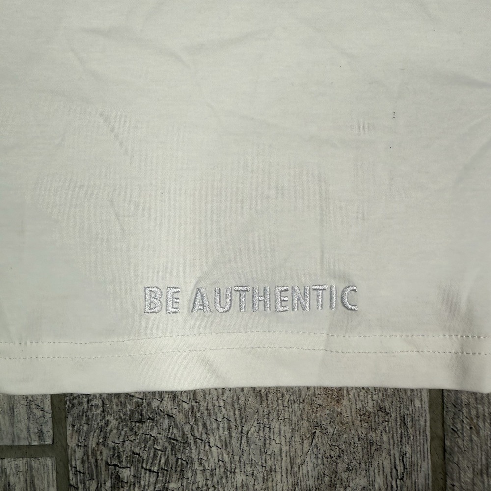Eastside Golf Shirt Womens White Cropped NWT Crop Top‎ Golfing Gym Embroidered M - Picture 9 of 10